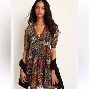 Maeve by Anthropologie tiered tunic dress XL